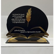 PremiumPort Öğretmenler Günü Için Şık Masa Plaketi Hediye Alternatifi