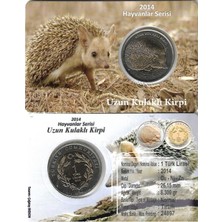 PremiumPort 2014 Yılı Kirpi Darphane Hatıra Bimetal Çil Renkli Kapama