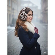 Trend Nexus Leopar Desenli Peluş Kulaklık