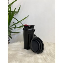 Feyza Design Pratik Seyahat Kabı, Kedi ve Köpekler Için 22X11X11CM, 350ML