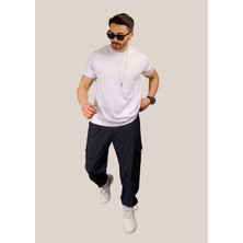 Eydamoon #yokgibi Baggy Kesim Kargo Cepli Paça Klipsli Kompak Spor Eşofman Altı