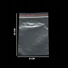 Hg Ambalaj 250 Adet 8X10 cm Şeffaf Kilitli Poşet, Kına Çerez Kuruyemiş Poşeti, Kilitli Torba