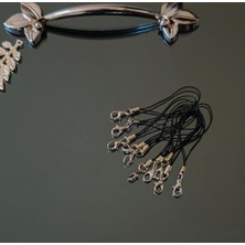 PremiumPort 10'lu Telefon Charm Askısı ve Çanta Bağlantı Ipi Seti