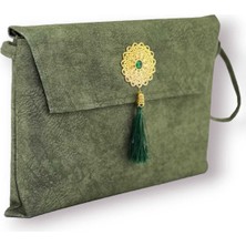 PremiumPort Yeşil Renk Kuranı Kerim Kılıfı Çantası 25X34 Cm, Cami Boyu Uyumlu