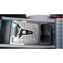 Bir Aksesuar Al Byd Atto 3 Modeli Için Karbonfiber Desenli Vites Konsol Kaplaması