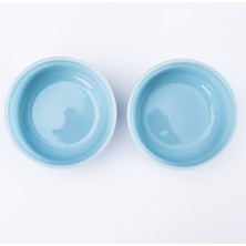 Feyza Design Sevimli Evcil Hayvan Seramik Mama Kabı, Kedi ve Mini Irk Köpekler Için