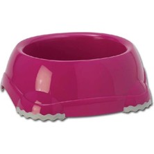 Feyza Design Fuşya Renkli Plastik Kedi ve Köpek Mama ve Su Kabı 315 ml