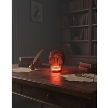 Vetralux Kuru Kafa Kalemlik Neon LED 3D Baskı 12X13CM (Işık Rengini Soru-Cevap Bölümünden Belirtiniz)
