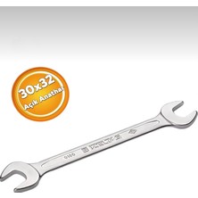 İzeltaş Izeltaş 0100 01 3032 Iki Ağız Açık Anahtar Kısa Boy 30X32 mm