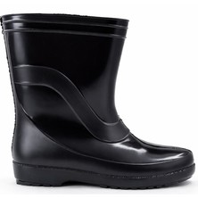 Fafatara Unisex Siyah Su Geçirmez Bahçe ve Yağmur Çizmesi – Kaymaz Tabanlı Günlük Kullanım