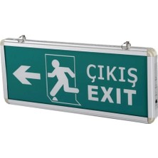 Starseven Cata 9170 Ledli Exit Çıkış Armatürü 3 Saat Akülü