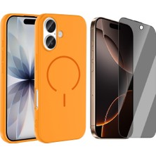 Vendas Apple iPhone 17 Kılıf M-Safe Şarj Özellikli Zore Meta Kapak + Hayalet Ekran Koruyucu