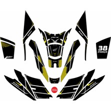 Deeb Pcx Full Tank Pad Set 2025 - 38 Parça