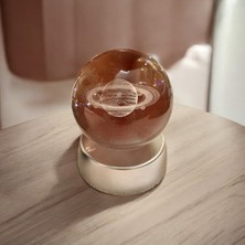 PremiumPort Parlak Kristal Cam Küre ile Şık Gece Lambası, Hediye Alternatifi