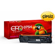 Ero Print CRG-075H | Canon i-SENSYS MF-667Cdw Çipsiz Kırmızı Muadil Toner