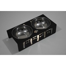Feyza Design Metal Kedi ve Köpek Mama ve Su Kabı, Özgün Tasarım