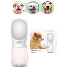 Feyza Design Taşınabilir Kedi Köpek Suluğu 350ML Sızdırmaz Seyahat Su Şişesi