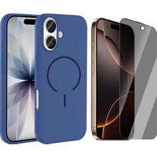 Vendas Apple iPhone 17 Kılıf M-Safe Şarj Özellikli Zore Meta Kapak + Hayalet Ekran Koruyucu