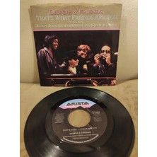 Plakperest Dionne & Friends , Elton John  ‎- That’s What Friends Are For 1985 Usa Basım 45LIK Plak 2.el
