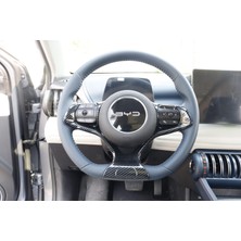 Bir Aksesuar Al Byd Atto 3 Modeli Için Karbonfiber Desenli Direksiyon Kaplaması