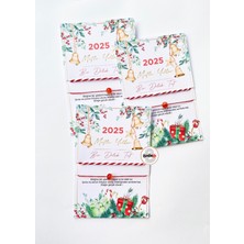 PremiumPort Yılbaşı Temalı Bileklikli Hediye Kartları Seti – 10 Adet