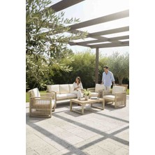 Karagül Garden Relax Plus Alüminyum 3+1+1  Balkon & Bahçe Premium Oturma Grubu