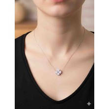 Moda Marifet Sılver Kolye Şık Tasarımlı