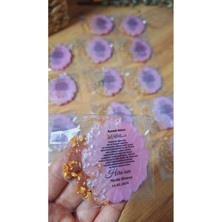 PremiumPort Pembe Epoksi Magnet 10'lu Set, Bebek ve Nişan Hediyesi, Şık Dekorasyon