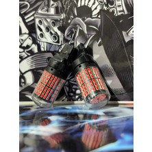 Auto Elite Oto Aydınlatma 144 Ledli Ultra Kırmızı Fren Arka Sis Ampulü T20/7440 (Tek DUY-W21W) 2 Adet