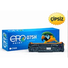 Ero Print CRG-075H | Canon I-Sensys MF-662CDW Çipsiz Mavi Muadil Toner