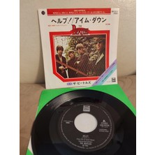Plakperest Beatles - Help / I’m Down - 1977 Japonya Basım Nadir 45LIK Plak 2.el