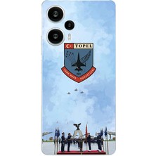 TechTree Poco F5 Uyumlu Türk Hava Kuvvetleri Baskılı Silikon Kılıf