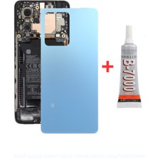 fodos Xiaomi Redmi Note 12 Pro 5g Arka Kapak - Arka Pil Batarya Kapağı + B7000 Yapıştırcı - 22101316C 22101316I Uyumlu