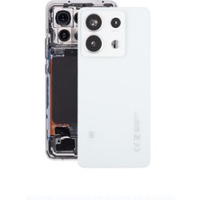fodos Xiaomi Redmi Note 13 Pro 5g Arka Kapak - Arka Pil Batarya Kapağı Kamera Lensli - 2312DRA50G 2312CRAD3C Uyumlu