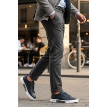 Enoch Hakiki Deri Arma Detaylı Günlük Erkek Sneaker Comfort Taban