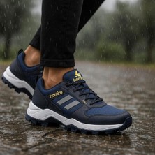 Zubiy Unisex Poli Kaymaz Taban Su Geçirmez Kışlık Günlük Spor Ayakkabı - Lacivert - Renk