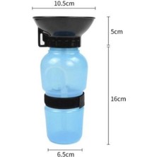 Feyza Design 500ML Seyahat Köpek Su Şişesi Mavi - Taşıma Kolay, Pratik ve Dayanıklı