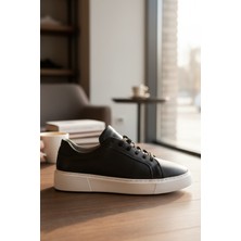 Enoch Hakiki Deri Minimalist Günlük Erkek Sneaker Comfort Taban