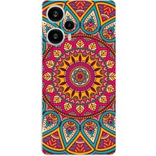 TechTree Poco F5 Uyumlu Mandala Baskılı Silikon Kılıf