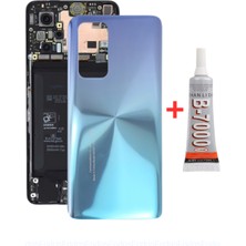 fodos Xiaomi Mi 10T - MI10T Pro Arka Kapak - Arka Pil Batarya Kapağı + B7000 Yapıştırcı - M2007J3SY M2007J3SG Uyumlu