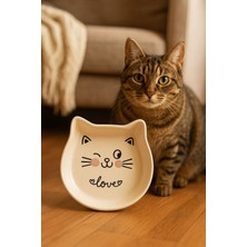 Feyza Design Seramik Kedi ve Köpek Mama ve Su Kabı - 14 Cm, Şık ve Dayanıklı Tasarım