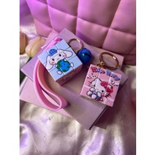 PremiumPort Sanrio Karakterli Zeka Küpü Anahtarlık, Eğlenceli ve Renkli Hediye Seçeneği