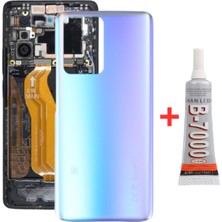 fodos Xiaomi Mi 11T - MI11T Pro Arka Kapak - Arka Pil Batarya Kapağı + B7000 Yapıştırcı - 21081111RG 2107113SG Uyumlu