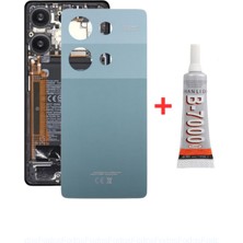 fodos Xiaomi Redmi Note 13 Pro 4g Arka Pil Batarya Kapağ + B7000 Yapıştırcı - 23117RA68G 2312FPCA6G Uyumlu