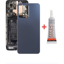 Fodos Xiaomi Redmi Note 12 4g Arka Kapak - Arka Pil Batarya Kapağı + B7000 - 23021RAAEG Uyumlu