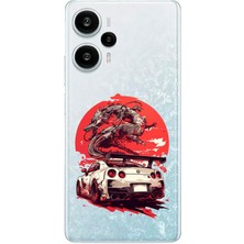 TechTree Poco F5 Uyumlu Gtr Ejderha Tasarımlı Baskılı Silikon Kılıf