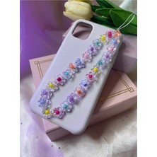 PremiumPort El Yapımı Çiçekli Telefon Charmı, Şık ve Doğal Aksesuar