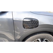 Bir Aksesuar Al Byd Atto 3 Modeli Için Karbonfiber Desenli Şarj Kapağı Kaplaması