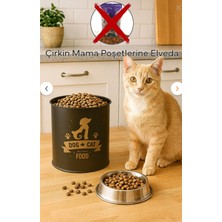 Feyza Design 9000ML Kedi ve Köpek Maması Saklama Kabı, Dayanıklı ve Bükülemeyen