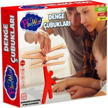 Playwood Eğitici Oyuncak 21 Parça Ahşap Denge Çubukları ONY-390